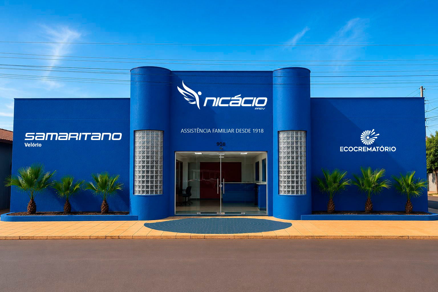 Fachada da unidade Nicácio Prev em São Joaquim da Barra